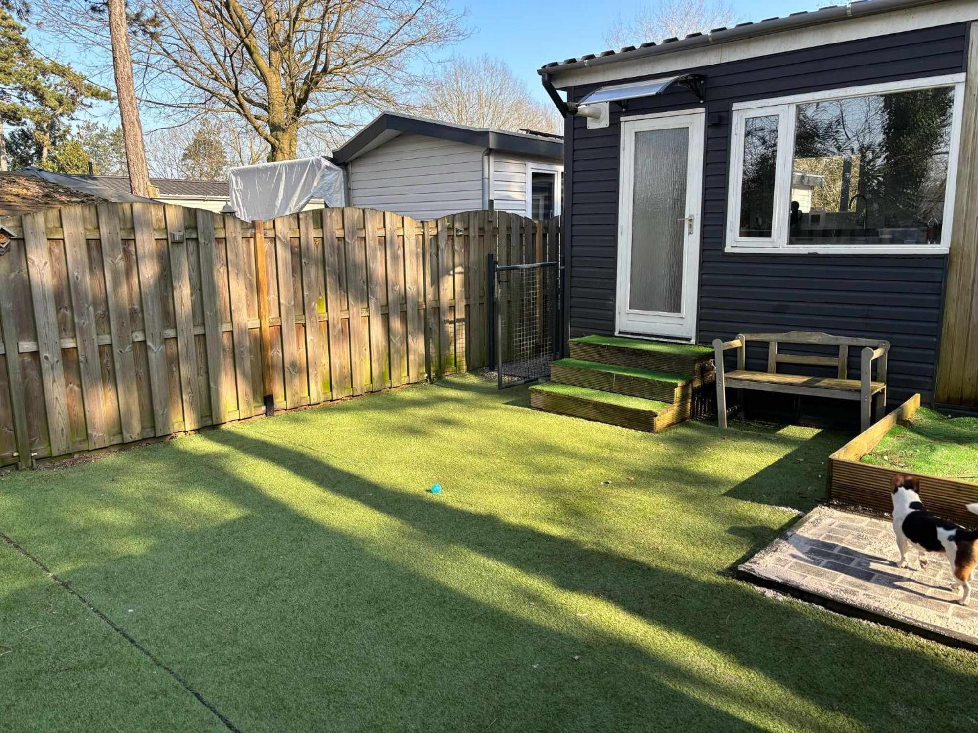 Vakantiechalet Tip 30 op vakantiepark de Heische Tip Zeeland Buitenkant foto
